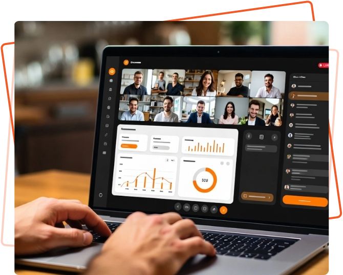 Restaurant Association webinar dashboard
